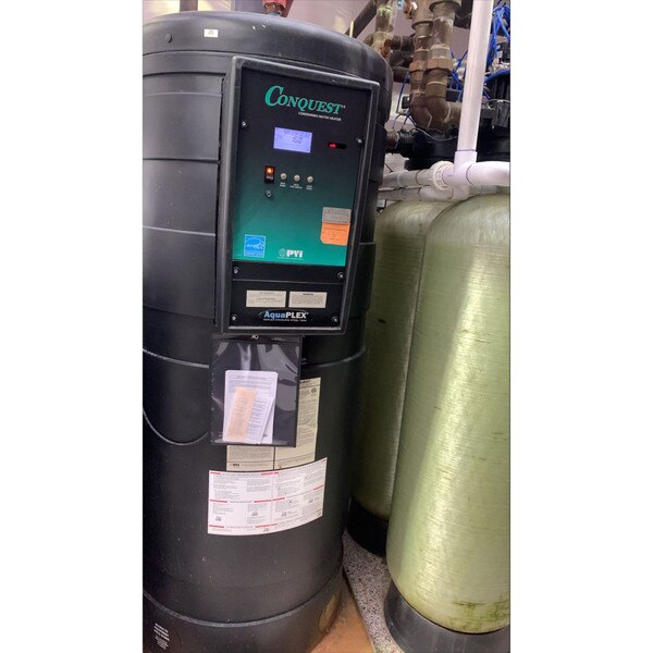 Water heater installed in backroom